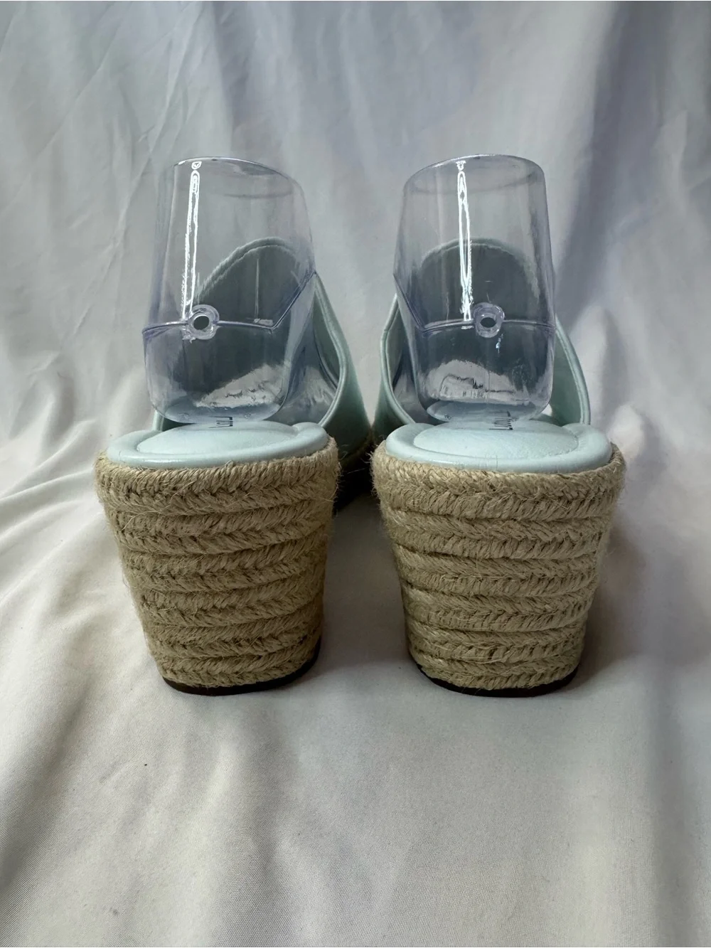 Women’s Mint Green Wedge Espadrille Slide